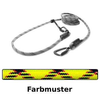 EASYLONG Hundeleine TWIST - L - 2,5m - gelber Python